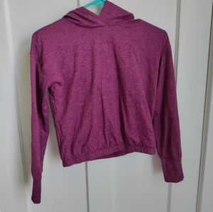 Long sleeve hooded shirt